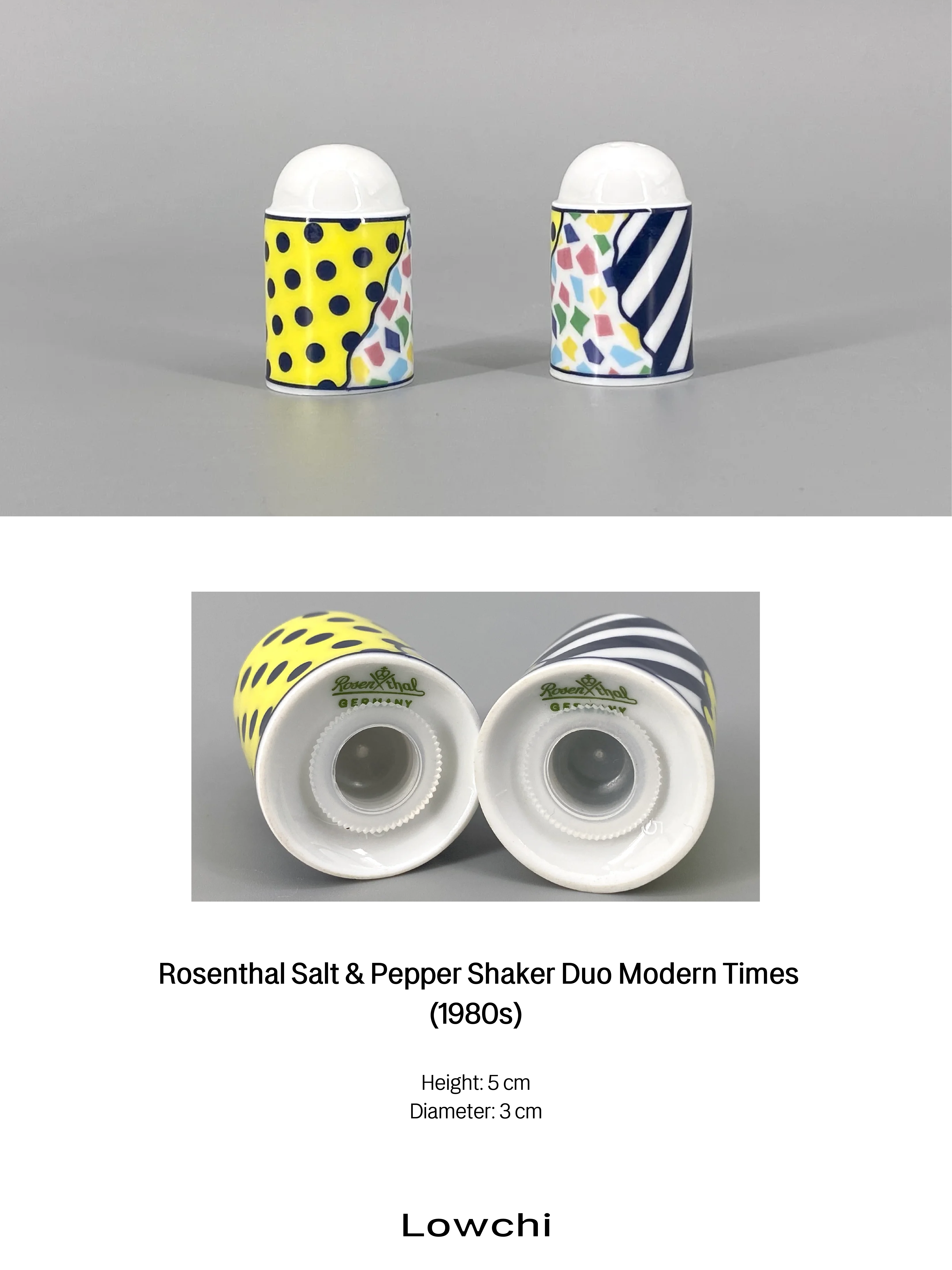 LOWCHI Home 003 Rosenthal salt and pepper shakers