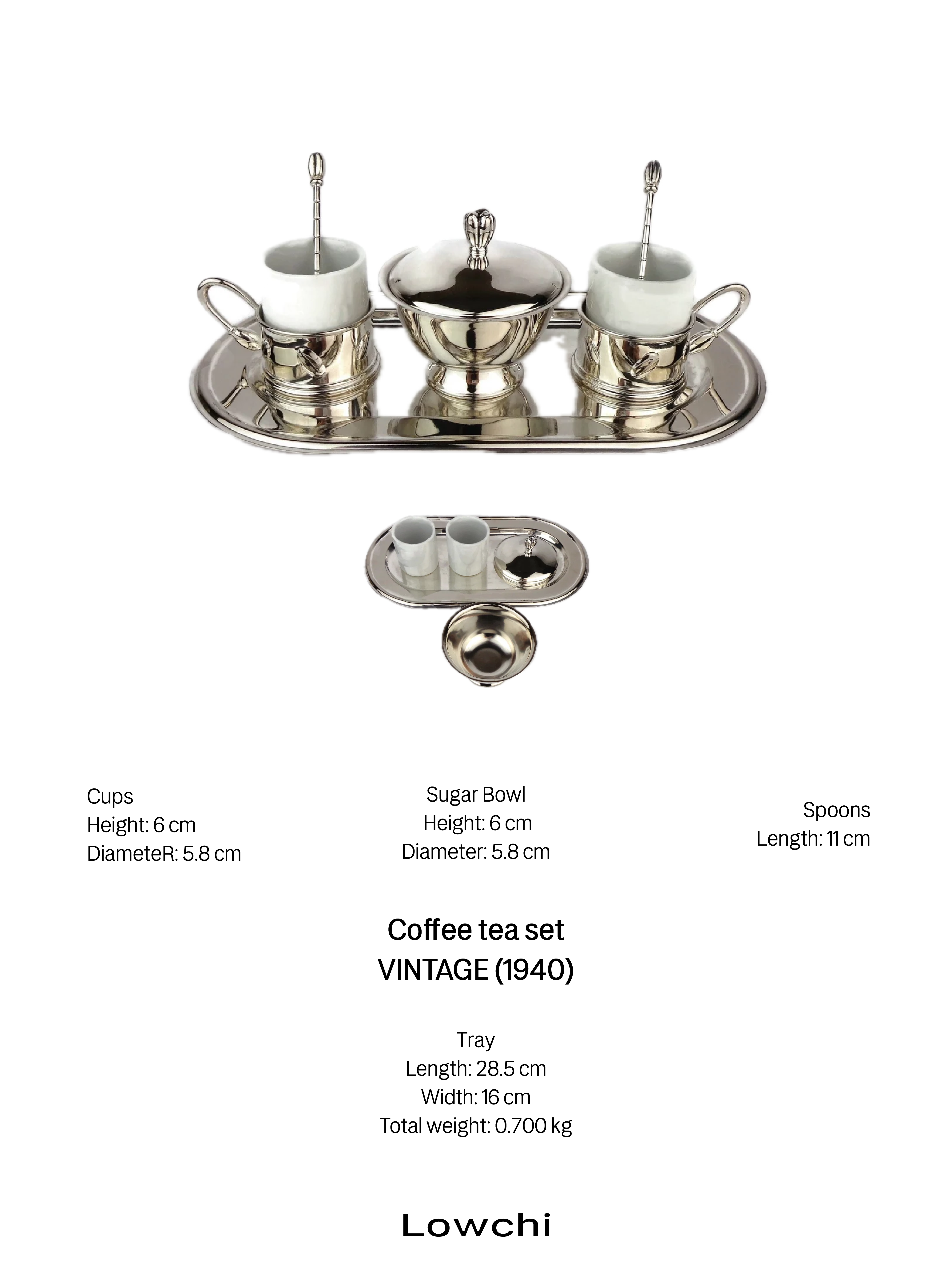 LOWCHI Home 013 vintage coffee and tea set